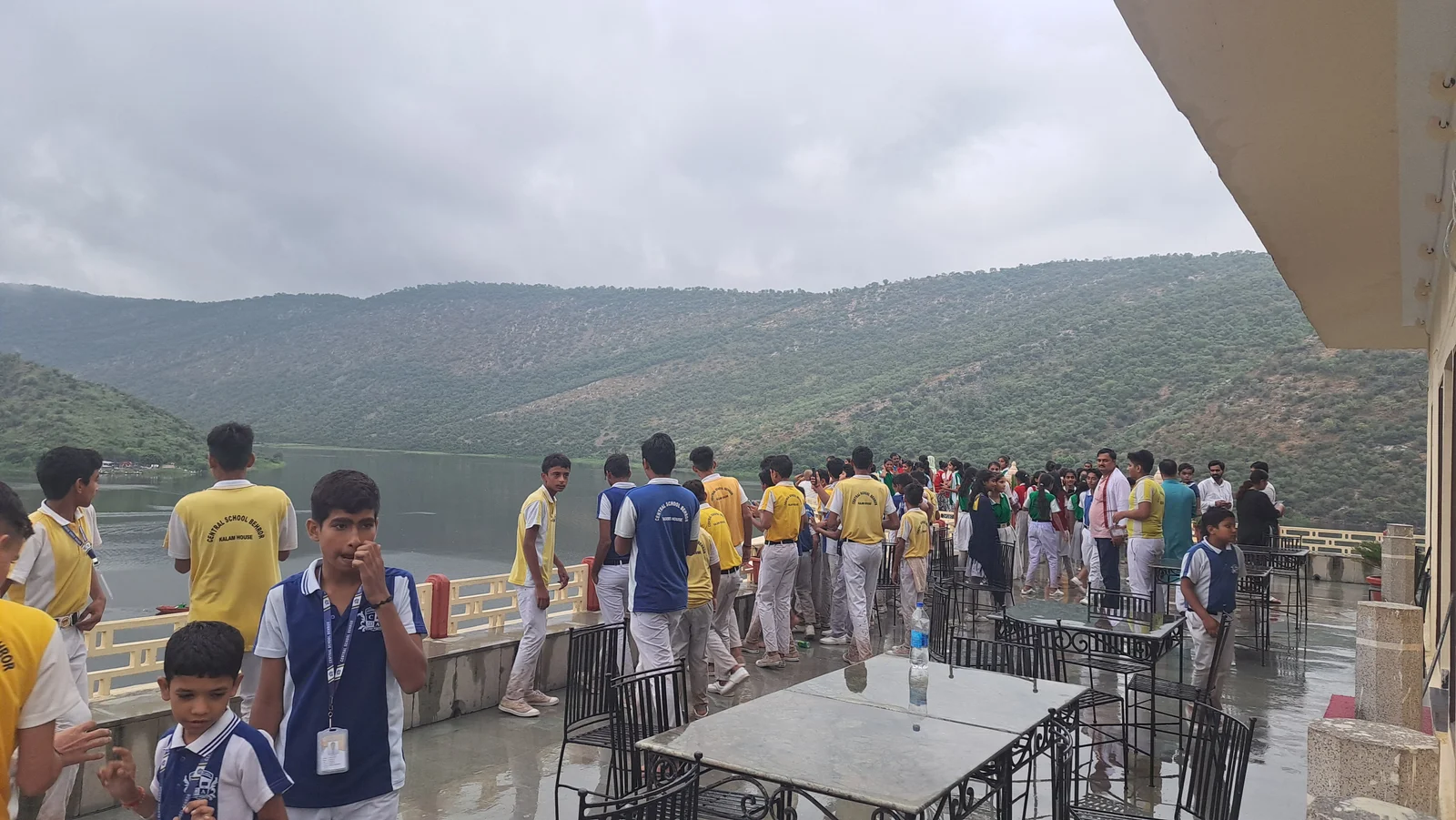 Central Academy students during educational outing